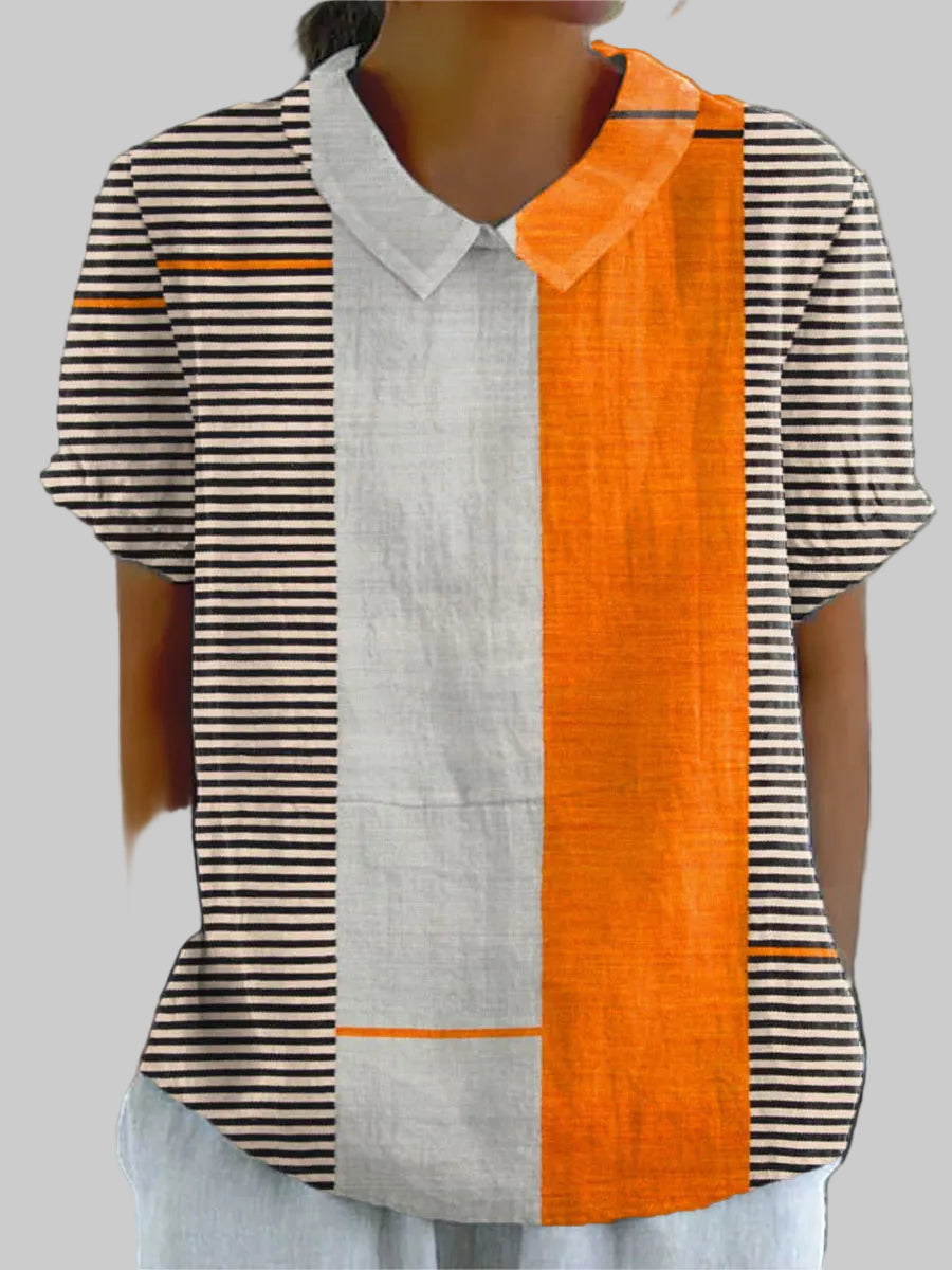 Lena | Chemise Rayée Bloc