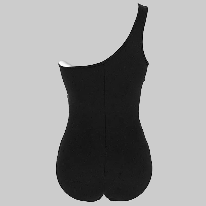 Nayla | Il Tuo Elegante Costume da Bagno a Spalla Unica in Taglie Comode
