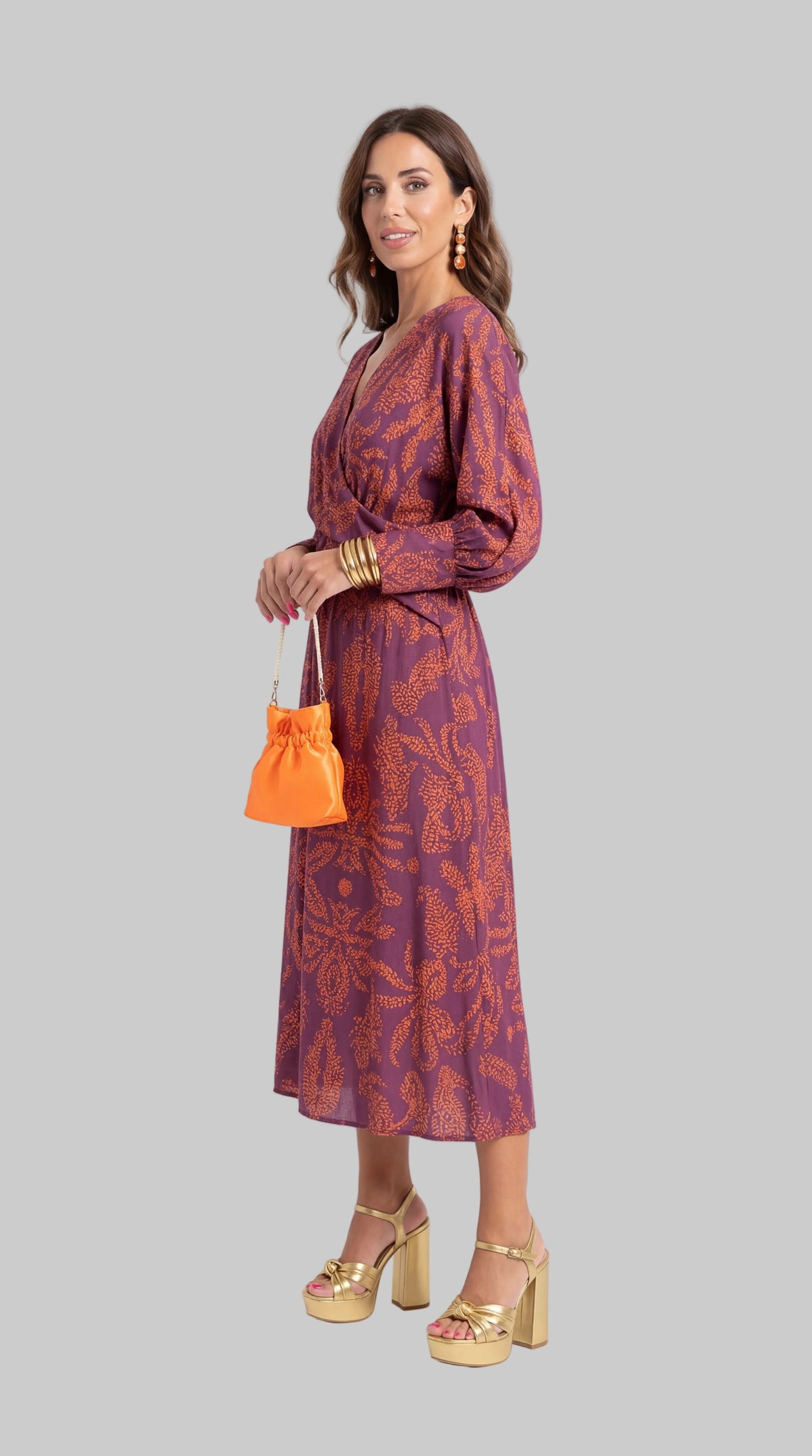 Isadora™ | Vestido Midi Estampado