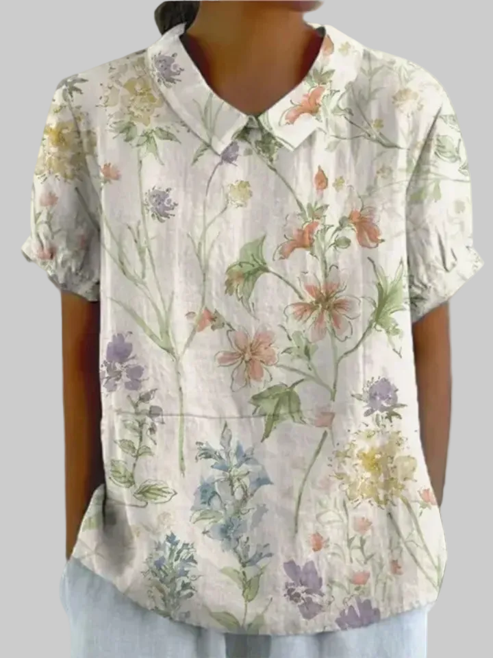 Mila | Chemise Fleurie Pastel II