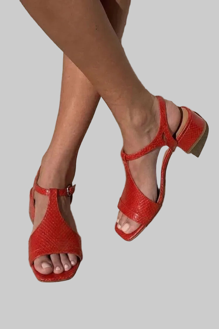 Serena | Sandalias Plateadas de Verano