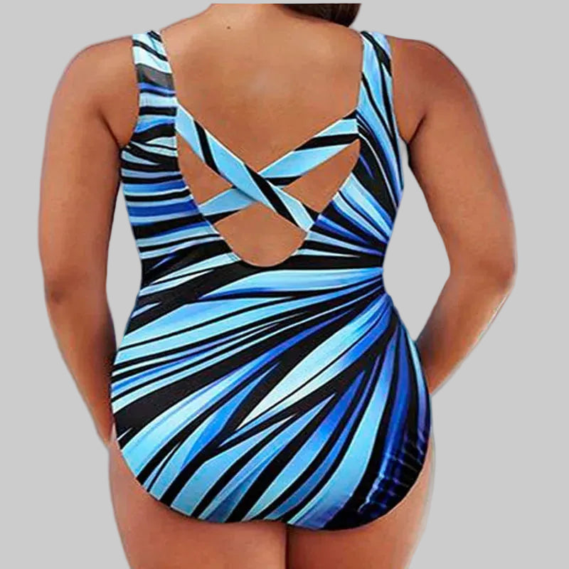 Lina | Il tuo monokini con push-up a righe per un look femminile estivo