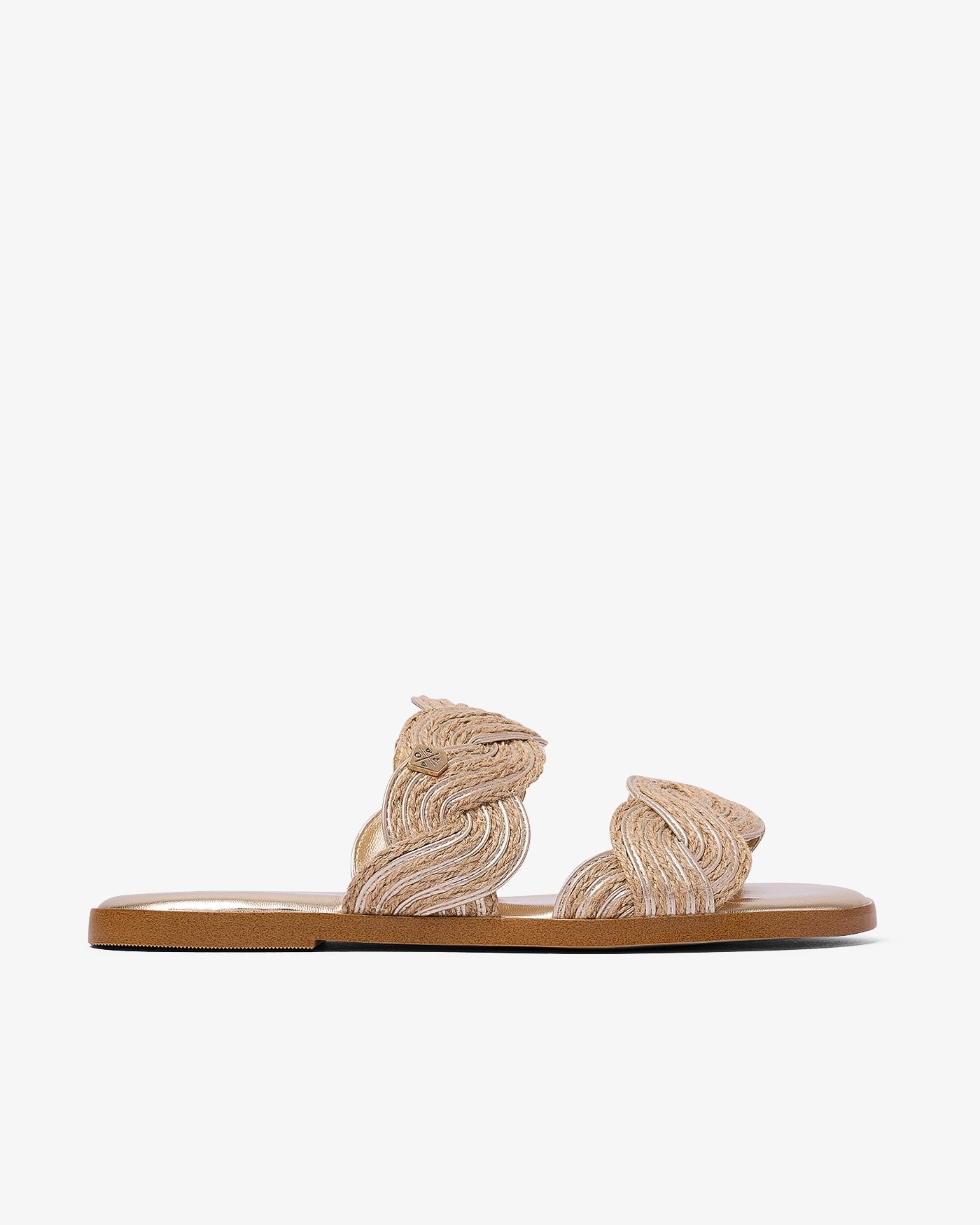 Sandalia Clicos Yute Oro