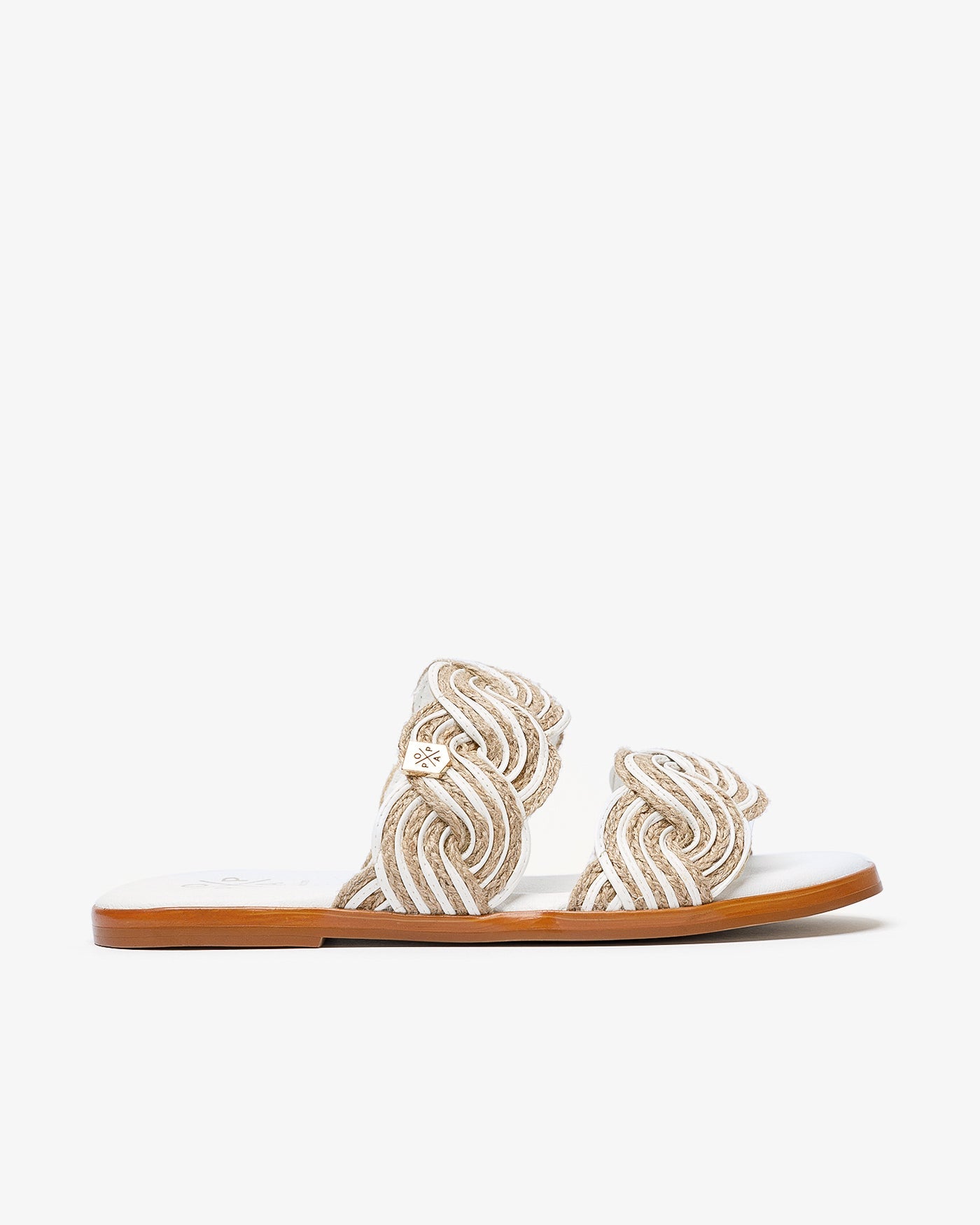 Sandalia Clicos Yute Blanco