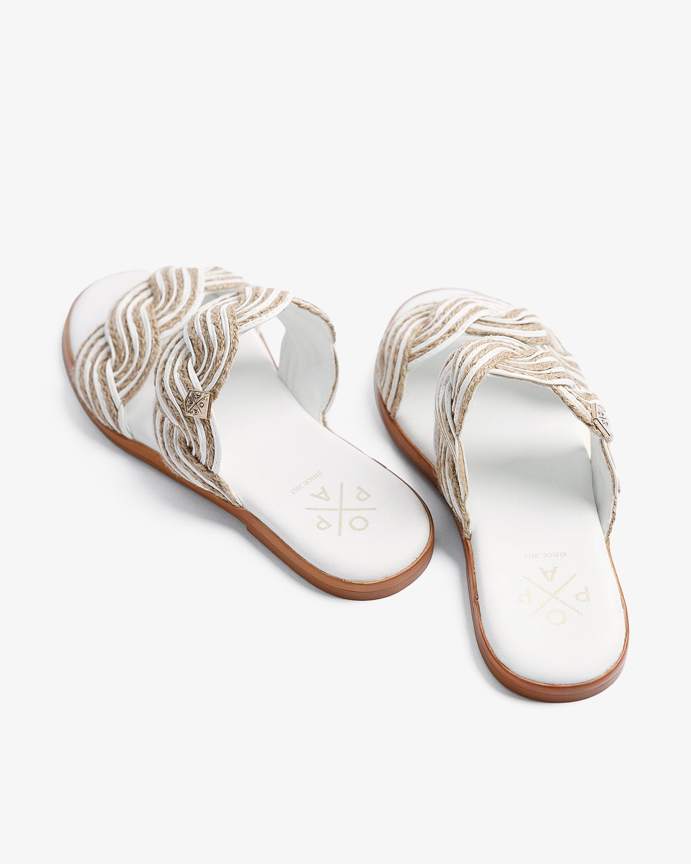 Sandalia Clicos Yute Blanco