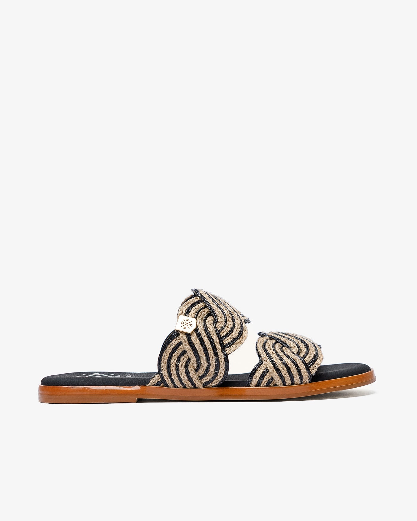Sandalia Clicos Yute Negro