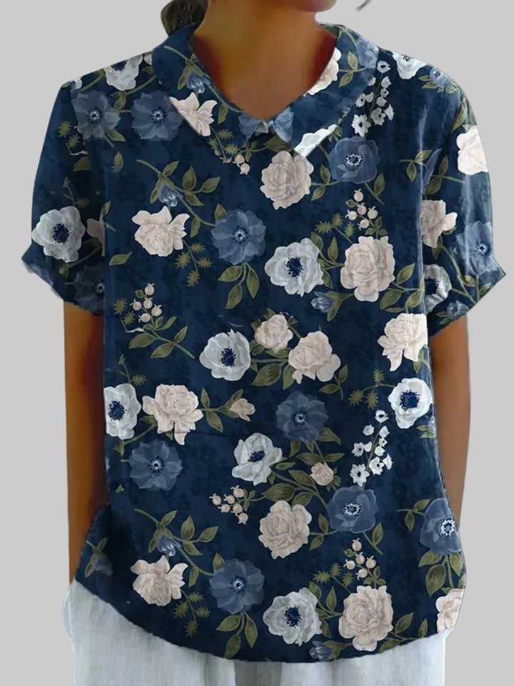 Stellah | Chemise Minuit Fleurie