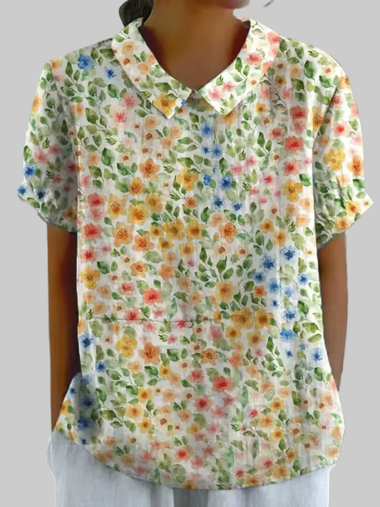 Mila | Chemise Confettis Fleurie