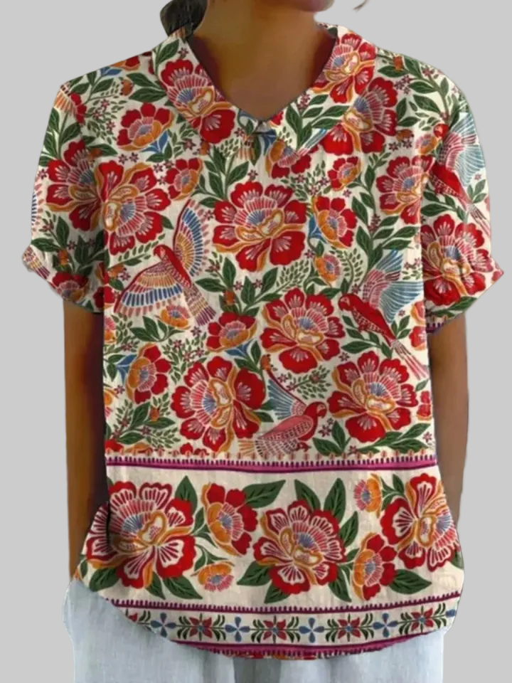 Stella | Chemise Imprimée Fleurie
