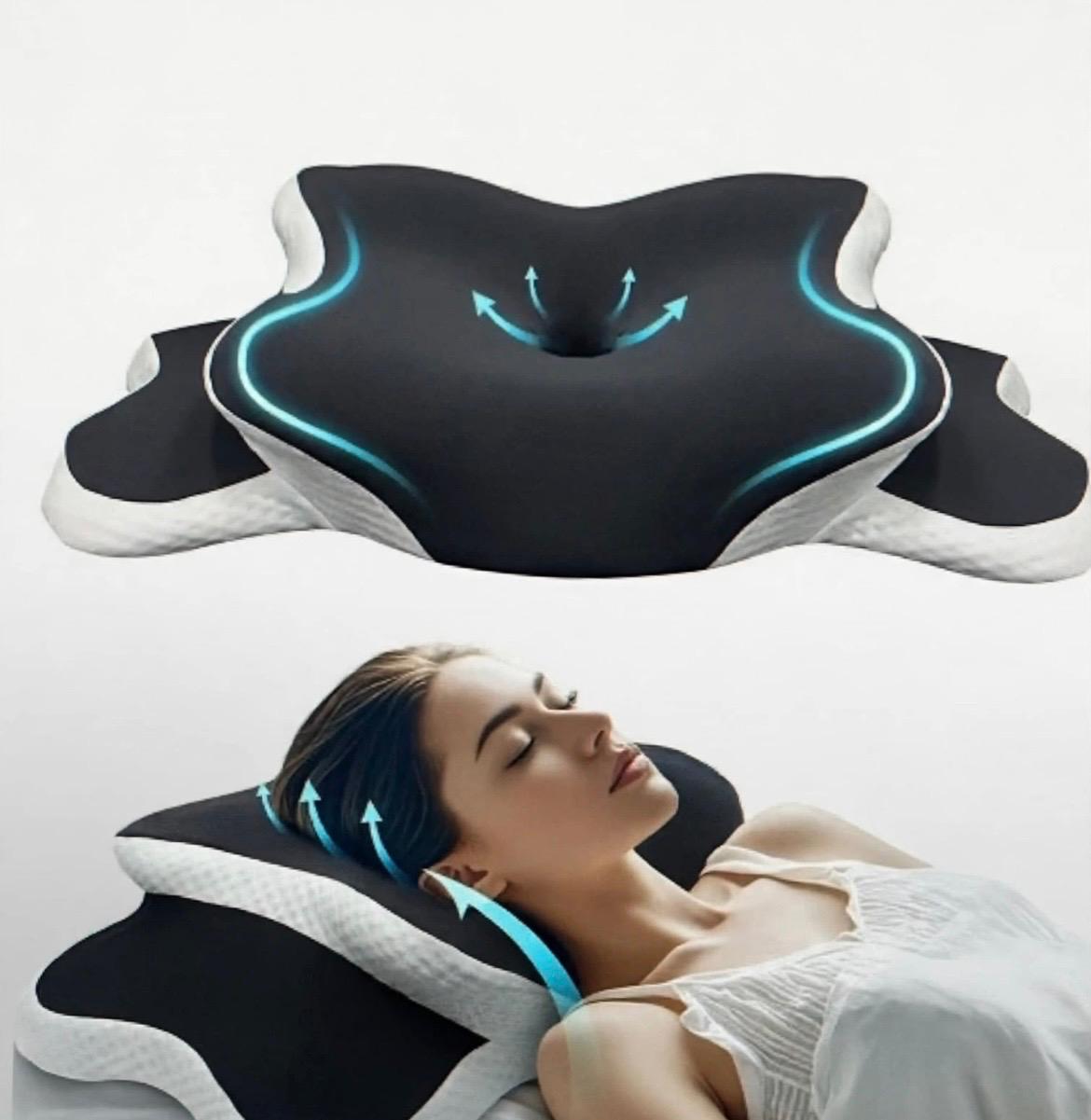 Almohada cervical de doble altura