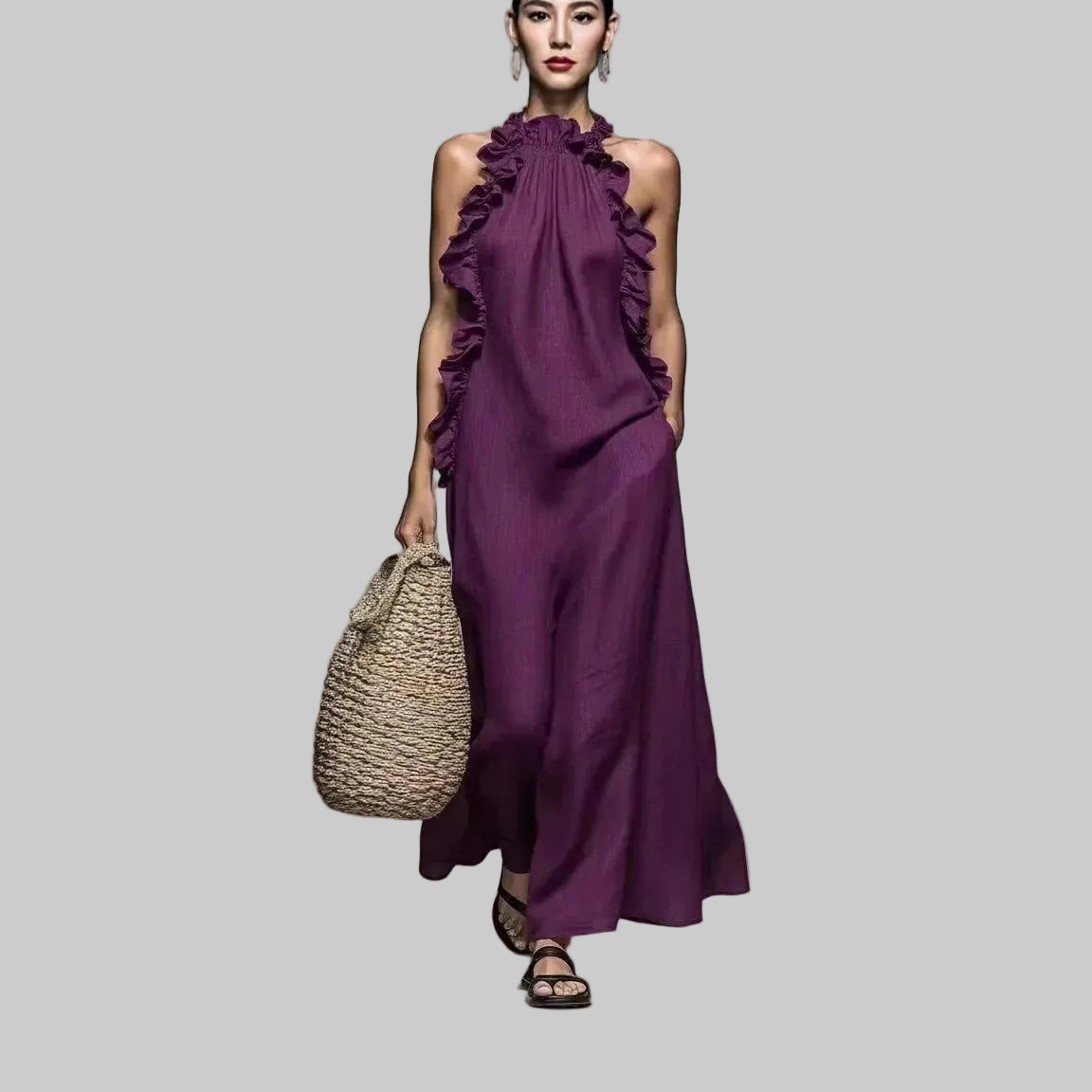 Adriana Vestido de Elegancia Costera